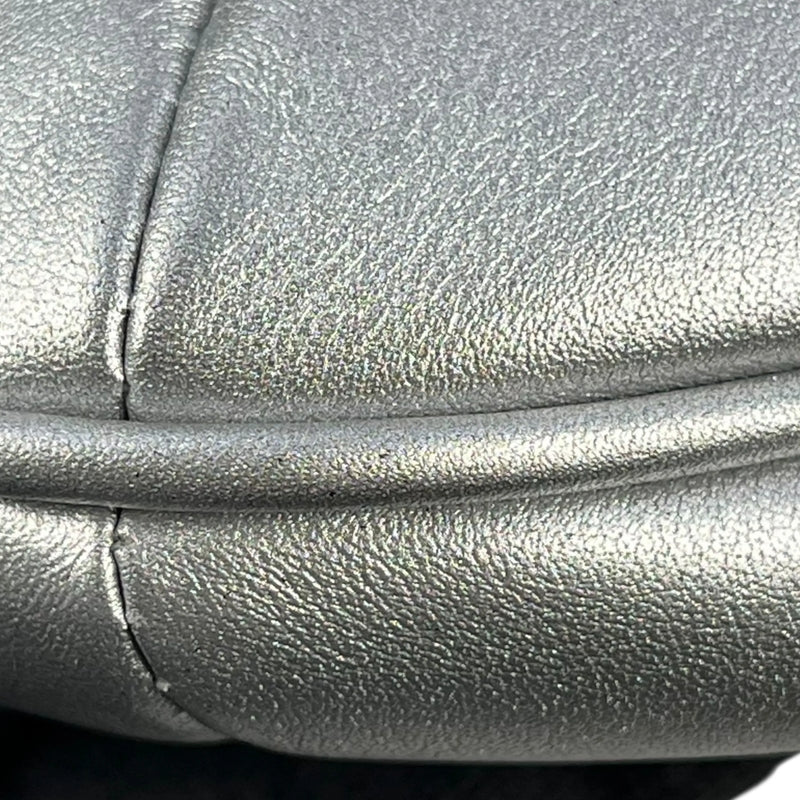 BALENCIAGA Mary Kate Leather Shoulder Bag - Silver