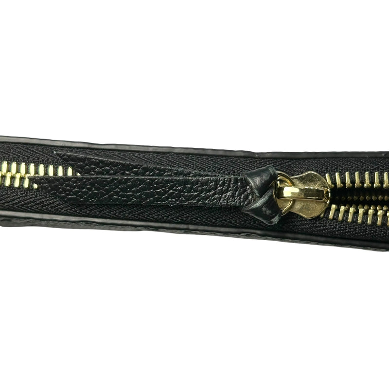 LOUIS VUITTON Portefeuille Monogram Empreinte Long Wallet - Black 