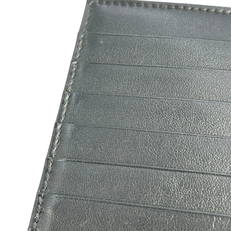 Christian Dior Oblique Jacquard Vertical Long Wallet - Black 