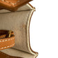CELINE Mini Vertical Cabas Canvas Hand Bag Shoulder Bag - White