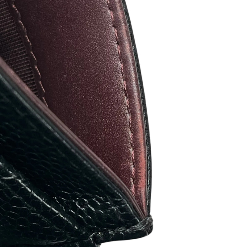 CHANEL Matelasse Caviar Leather Card Case - Black 