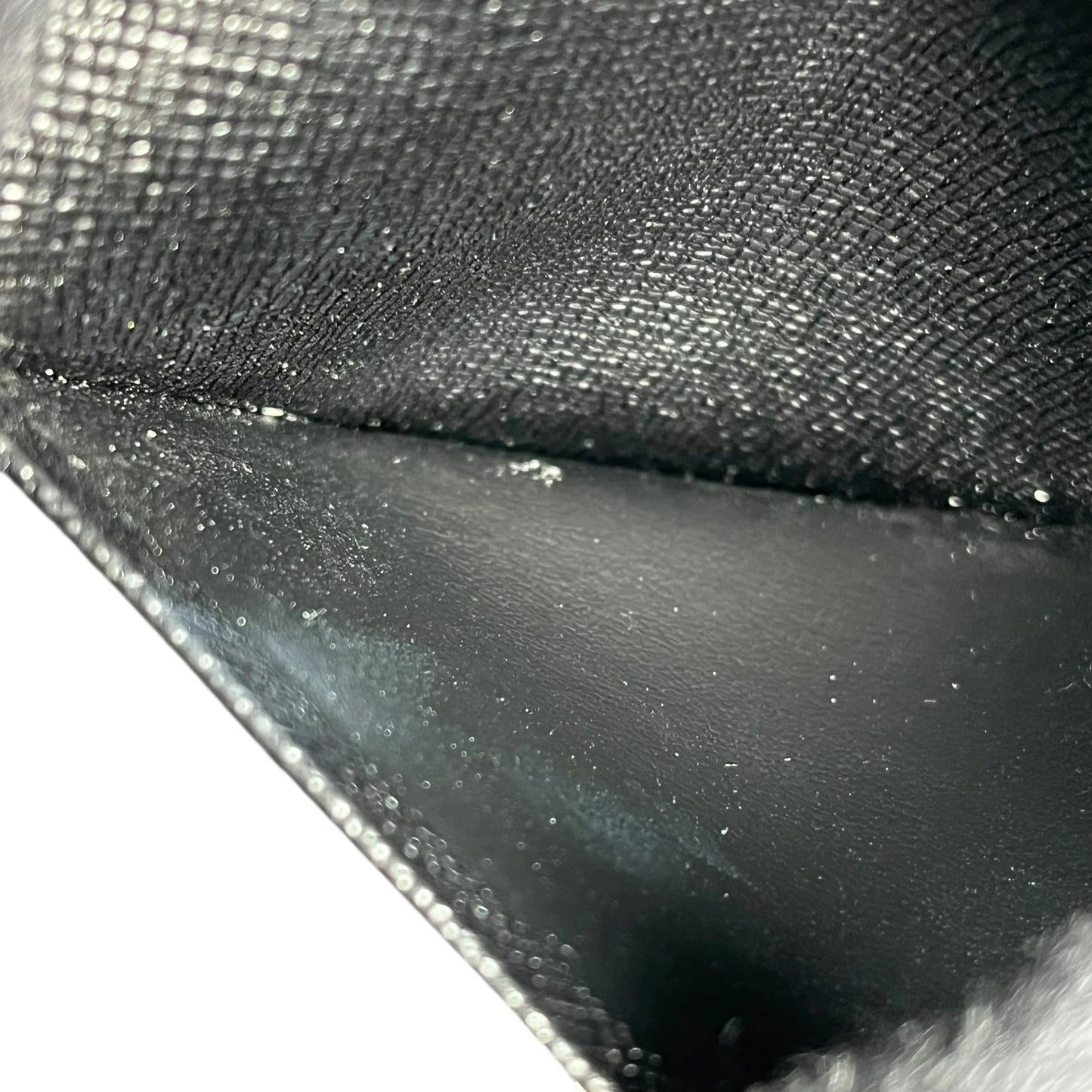 LOUIS VUITTON Epi Leather Wallet Card Case - Black 