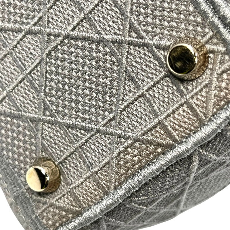 Christian Dior Lady Dior Handbag Shoulder Bag - Gray 