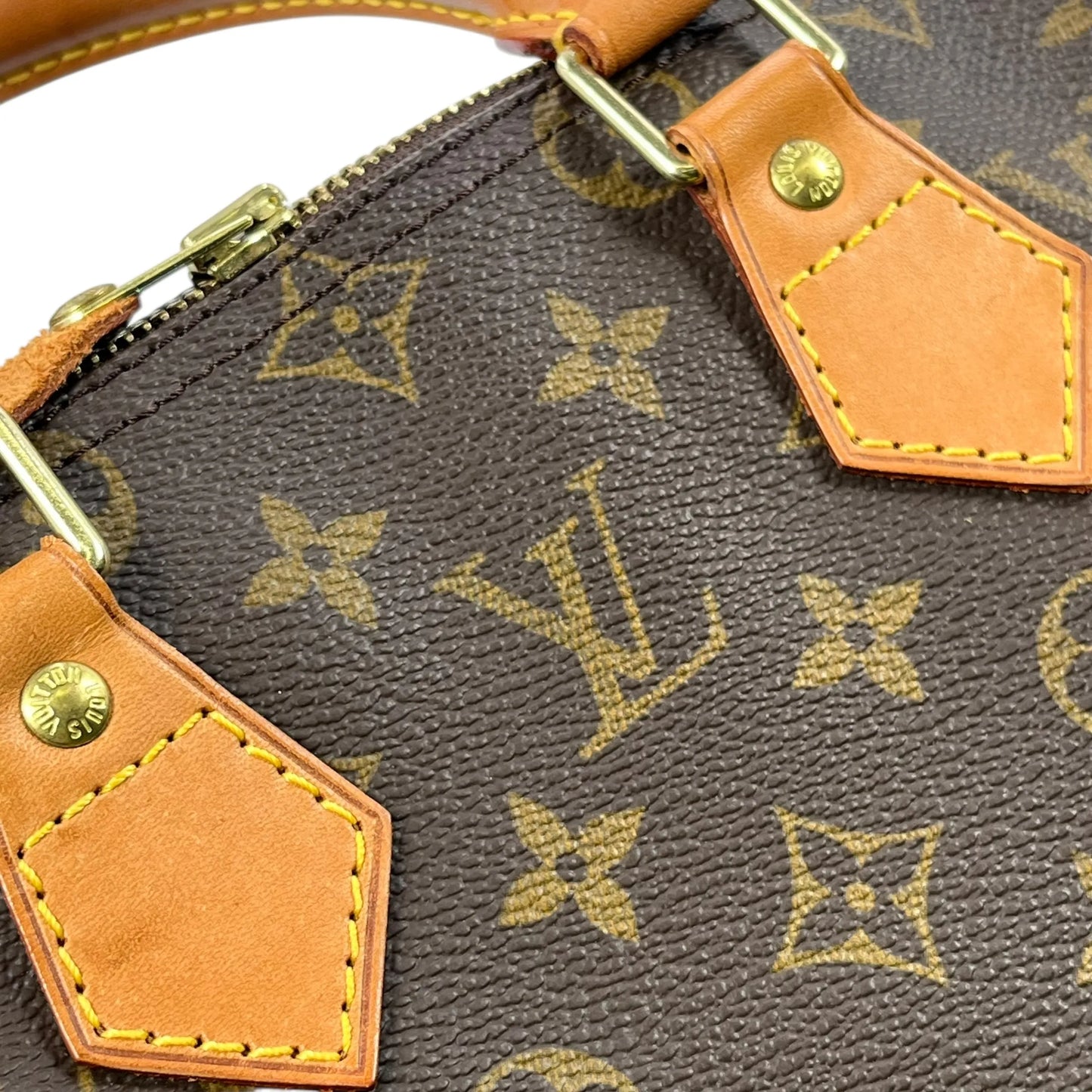 Louis Vuitton スピーディ25 モノグラム キャンバス ハンドバッグ - ブラウン