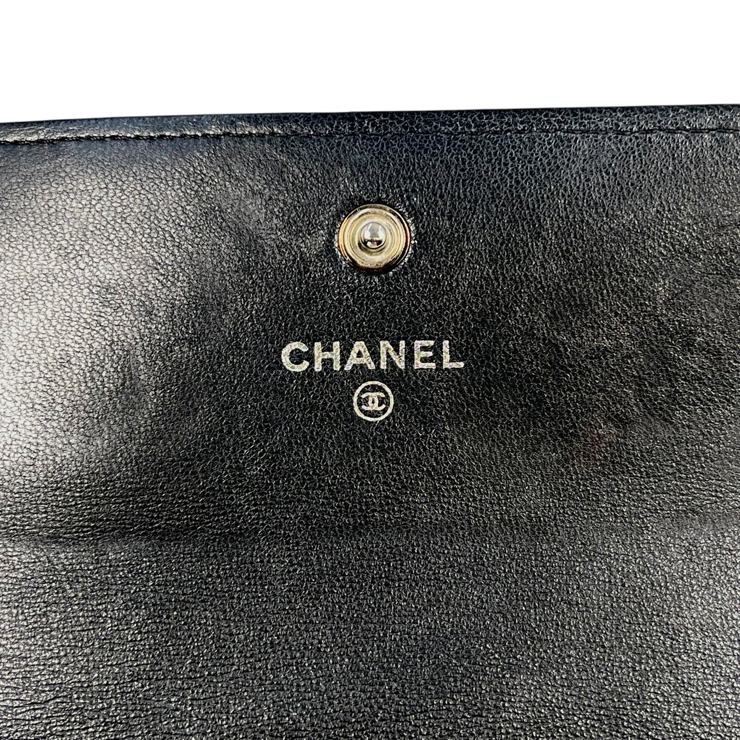 CHANEL Cocomark Camellia long wallet