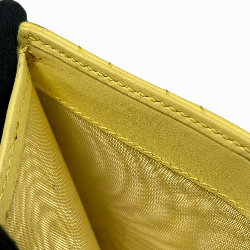 GUCCI GG Marmont Leather Compact Wallet - Yellow