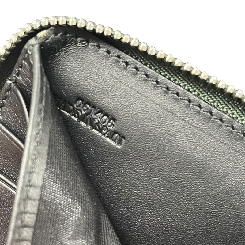 LOEWE Anagram Zip Around Bi-fold Compact Wallet - Green