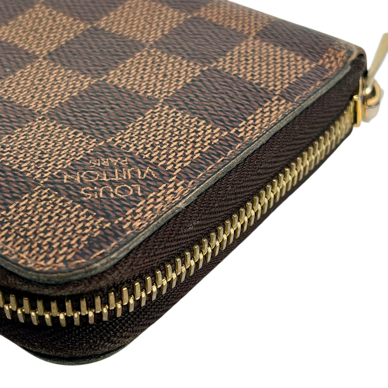 Louis Vuitton Damier Graphite Zippy Long Wallet - Brown - CA2187