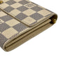 Louis Vuitton Damier Portefeille Sarah Long Wallet - White