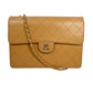 CHANEL Matelasse 30 Caviar Skin Gold Hardware Shoulder Bag - Beige Brown