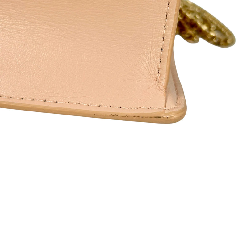 BVLGARI Serpenti Forever Chain Shoulder Bag - Pink Beige 