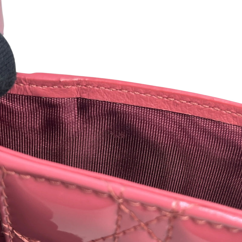 Dior Lady Dior Lotus Compact Wallet - Pink