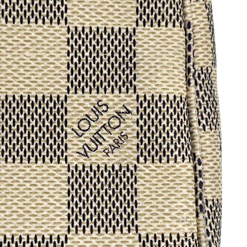 Louis Vuitton Damier Azur Pochette Accessories Pouch - White