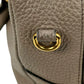 PRADA Vitello Leather Hand Bag - Gray