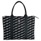 Balenciaga Large BB Monogram Hand Bag Tote Bag - Black