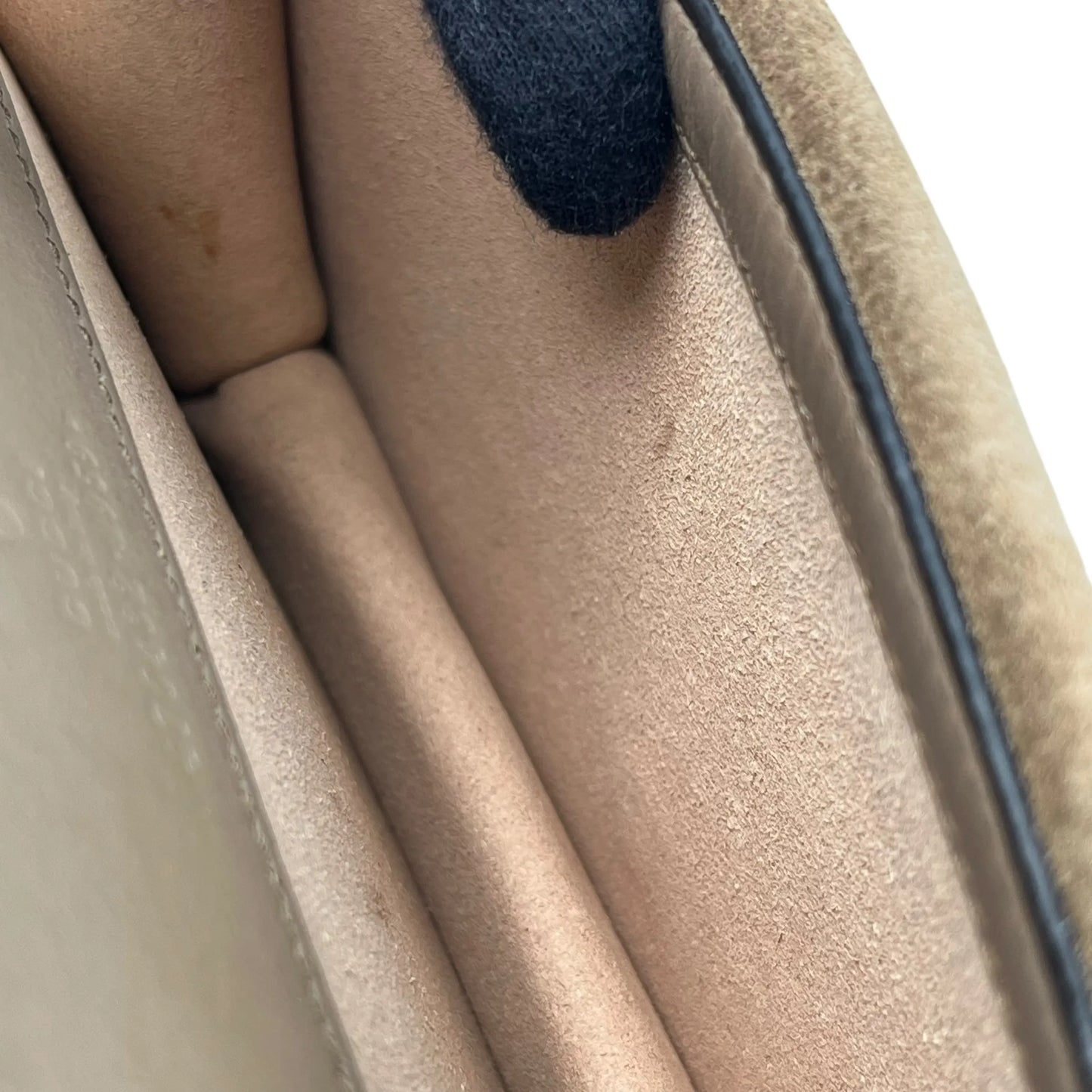 GUCCI Dionysus GG Supreme Mini Bag Shoulder Bag - Beige