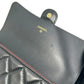 CHANEL CC Logo Lambskin Long Wallet - Black