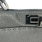 FENDI Peekaboo Leather Hand Bag Shoulder Bag - Gray