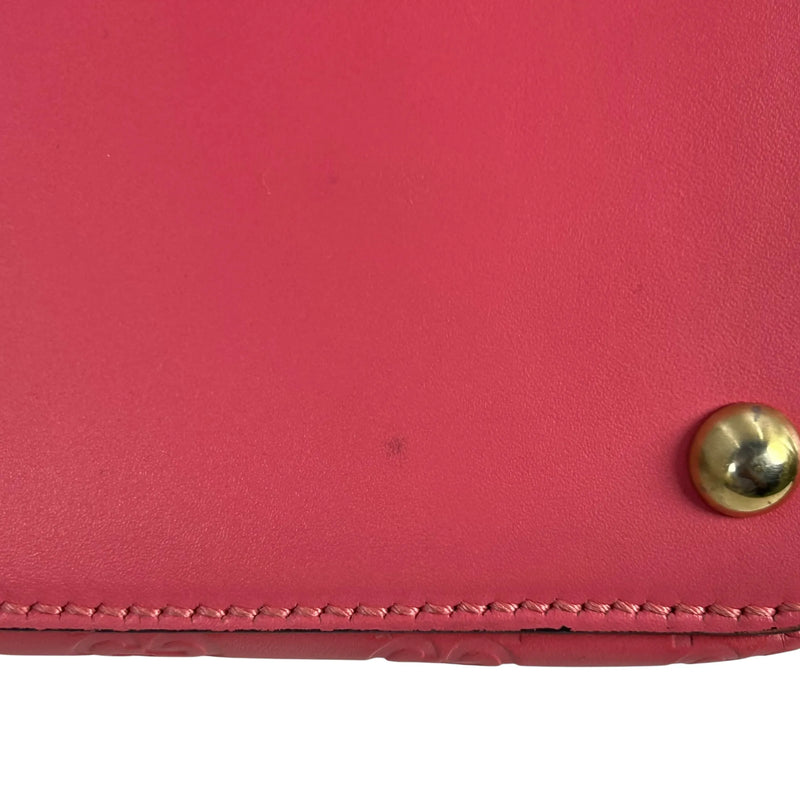 GUCCI Guccissima Leather Hand Bag Shoulder Bag - Pink
