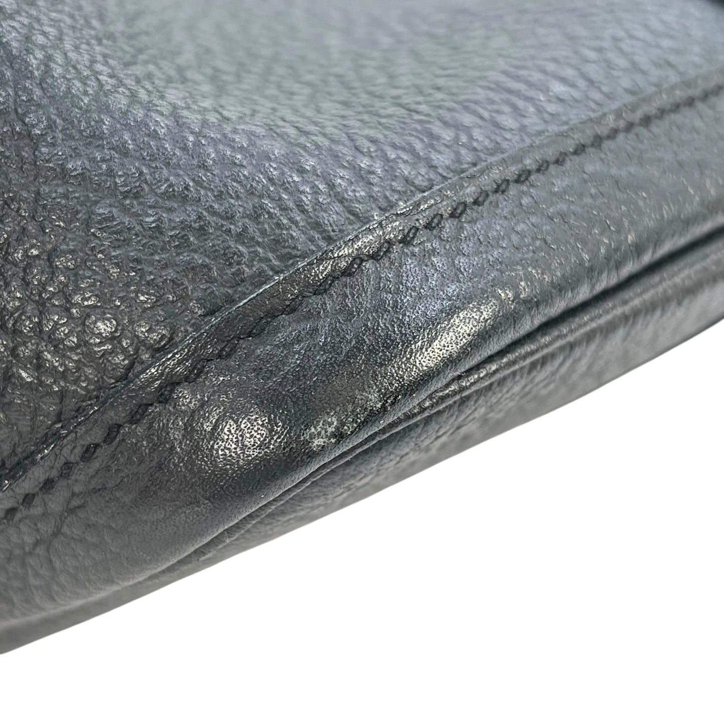 HERMES Garden Party PM Negonda X Stamped Tote Bag - Black