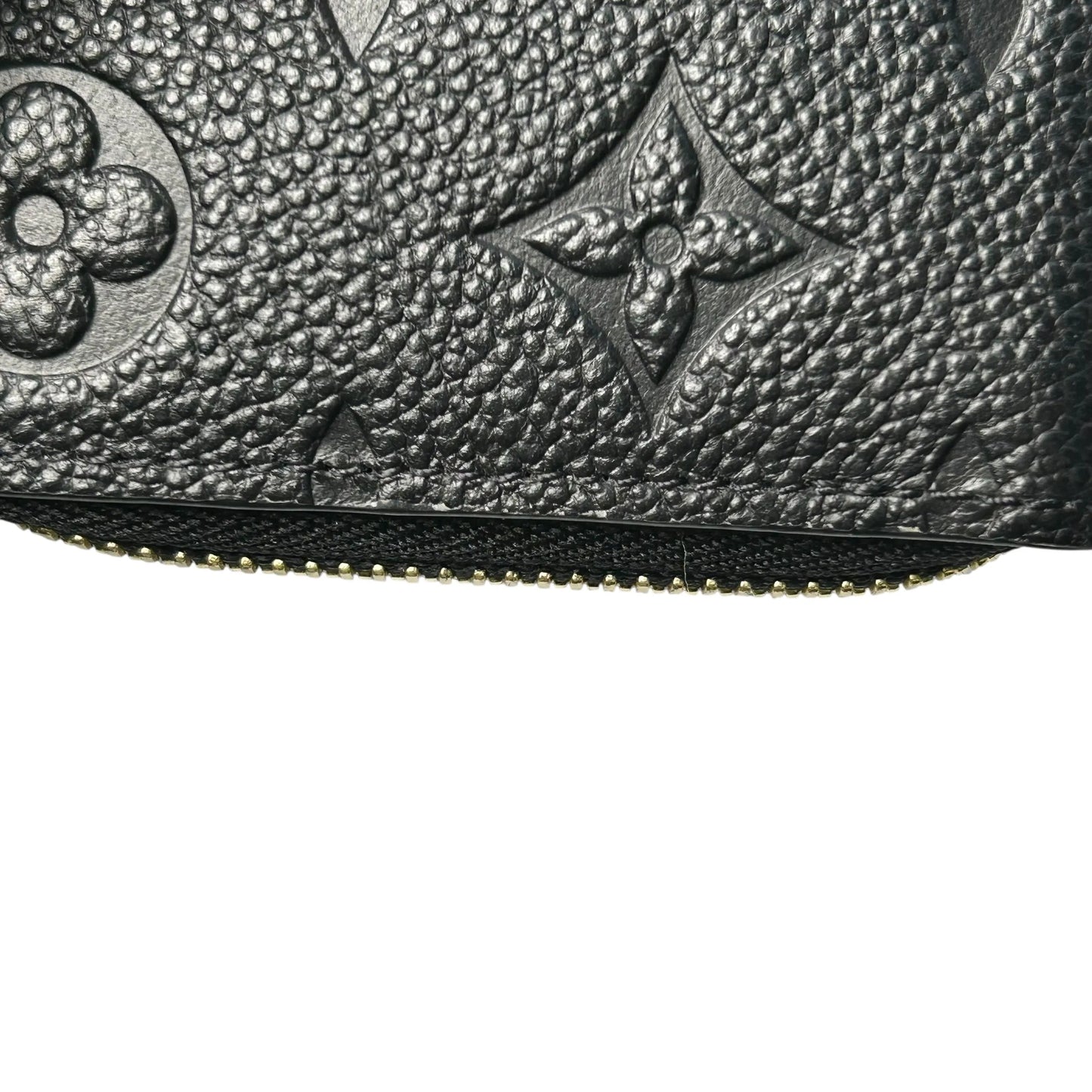 LOUIS VUITTON Portefeuille Monogram Empreinte Long Wallet - Black 