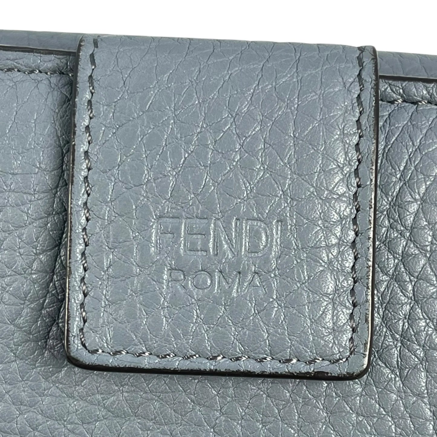 FENDI Peekaboo Continental Long Wallet - Blue 