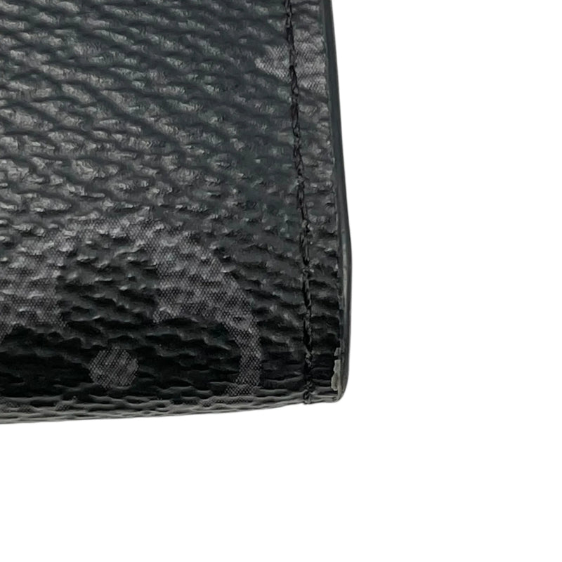 LOUIS VUITTON Monogram Eclipse Compact Wallet - Black 