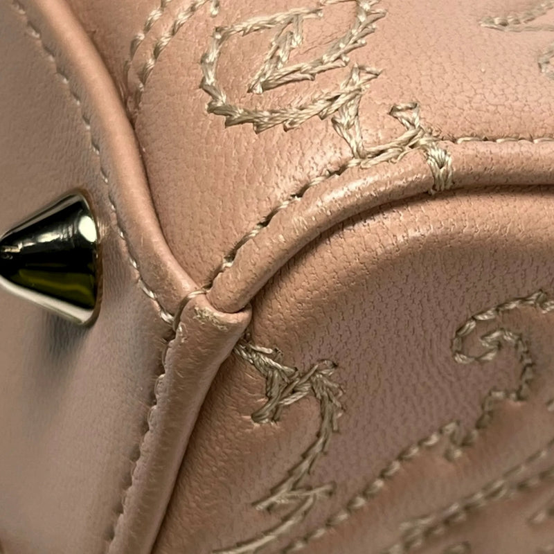 Christian Dior Lady Dior Lambskin Handbag/Shoulder Bag - Pink