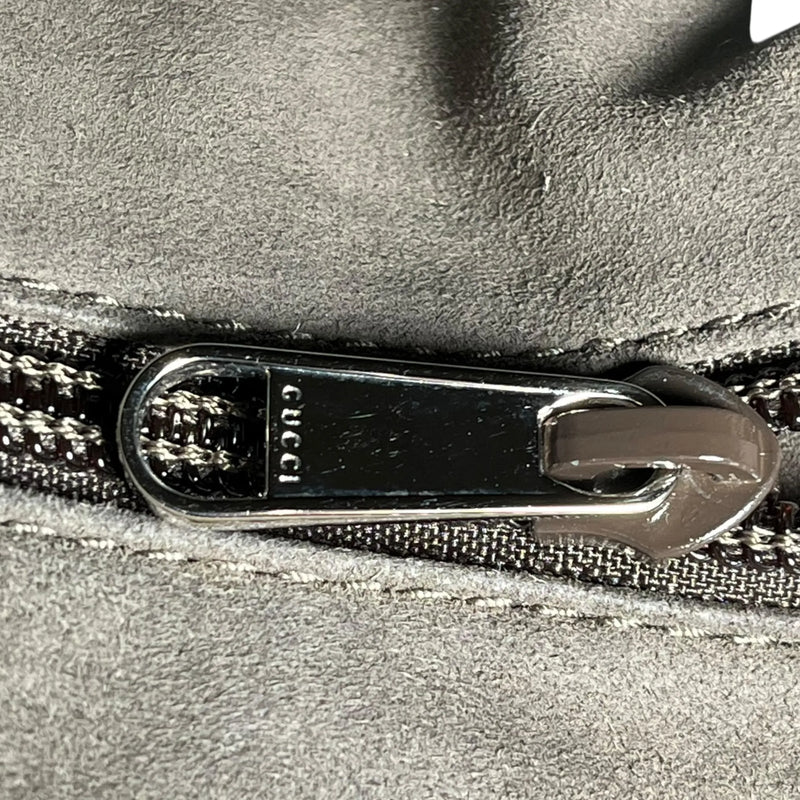 GUCCI GGスプリーム キャンバス ハンドバッグ ショルダーバッグ - ブラウン