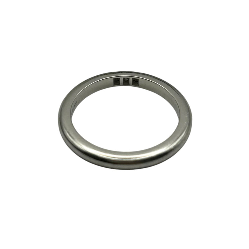 Tiffany Classic Band Ring 3PD Pt950 Jewelry