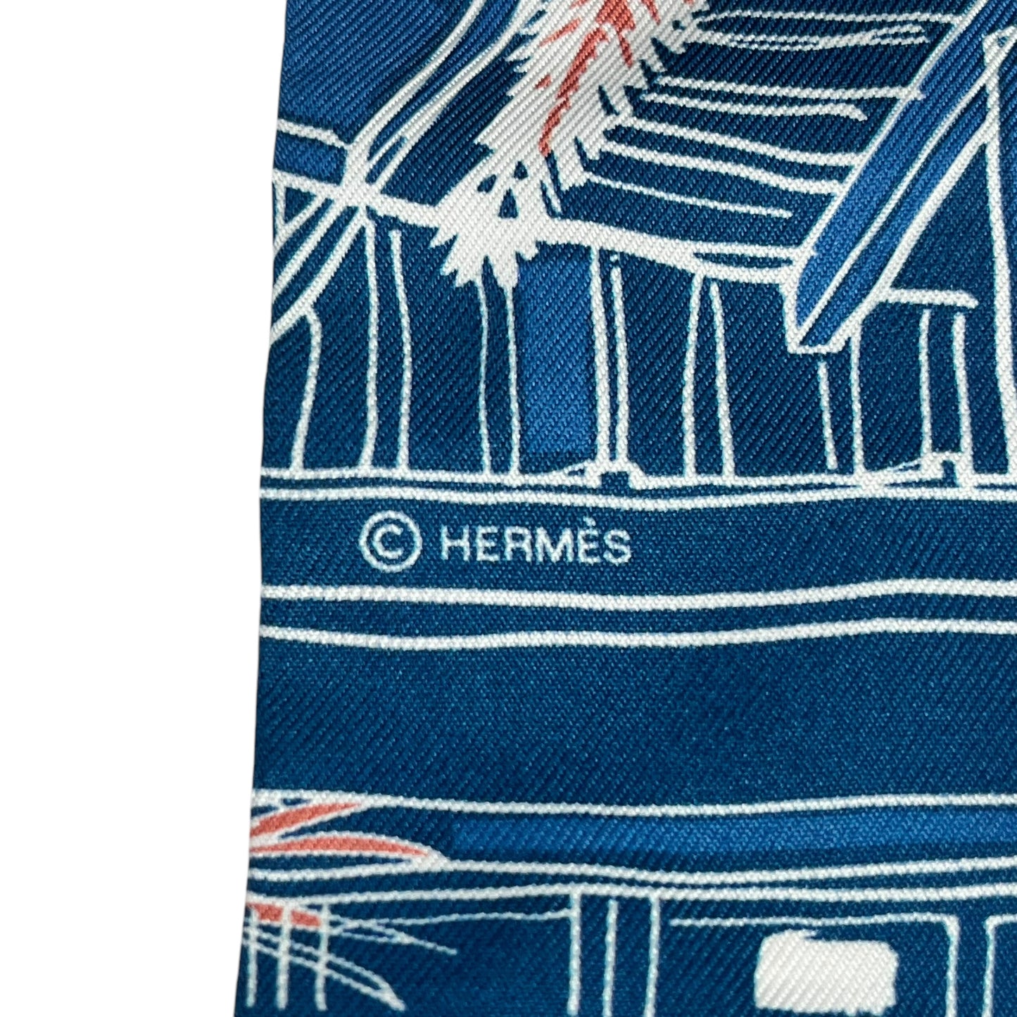 HERMES Twilly Rayures D`Ete Blue