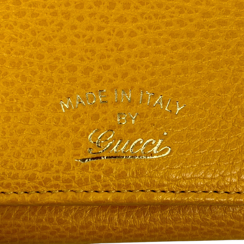 GUCCI Swing Continental Long Wallet - Yellow