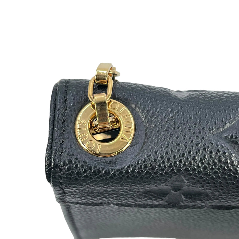 Louis Vuitton Empreinte Pochette Saint Germain Chain Shoulder Wallet - Black