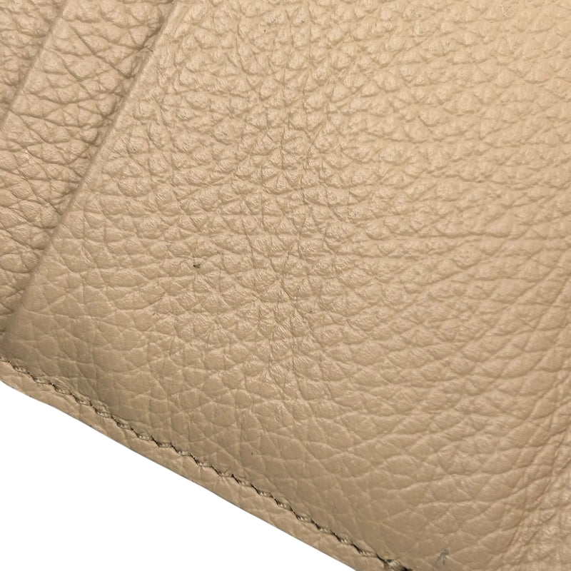 Chloé Alphabet Tri-Fold Compact Wallet - Beige