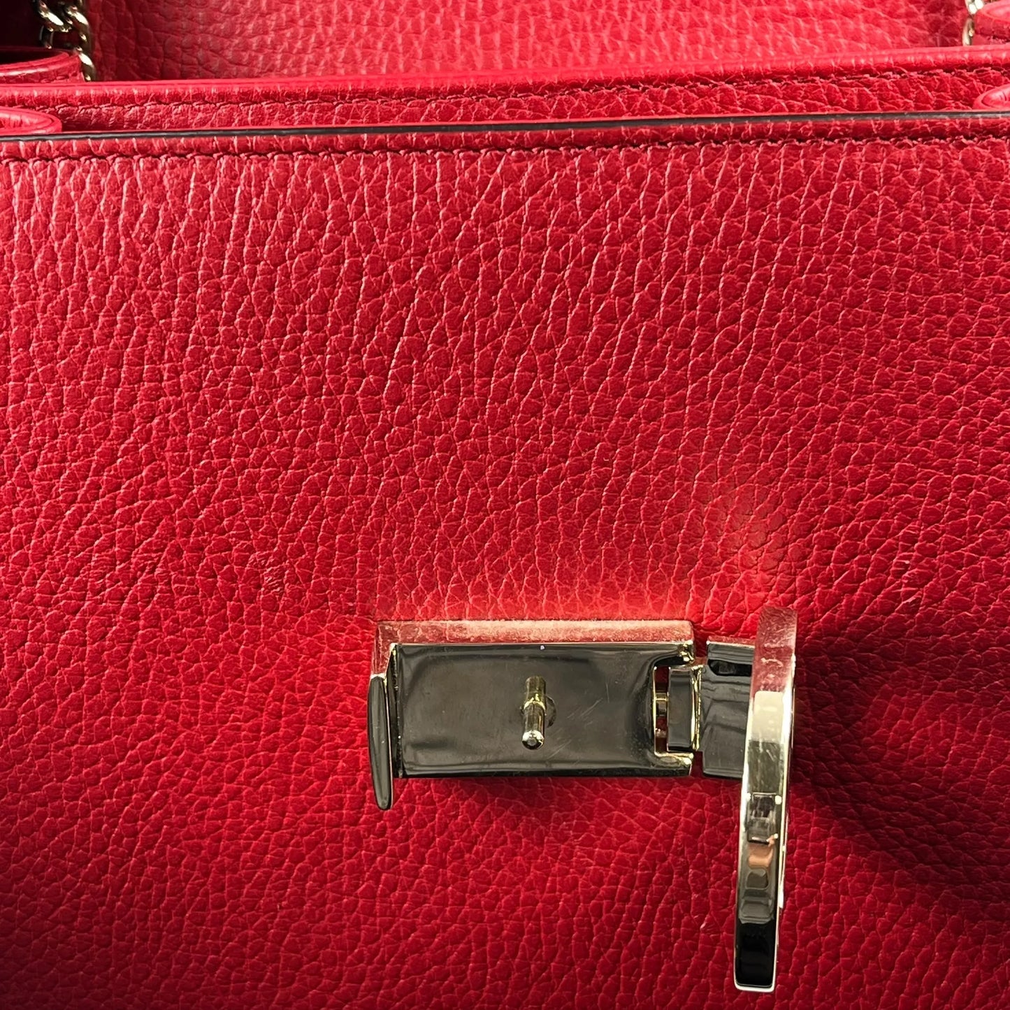 GUCCI Interloking G Shoulder Bag - Red