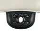 CHANEL Double Flap Bag Calf Chain Shoulder Bag - Black / White