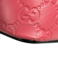 GUCCI Guccissima Leather Hand Bag Shoulder Bag - Pink