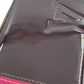 LOUIS VUITTON Portefeuille Miroir Bicolor Vernis Long Wallet - Darkbrown × Red