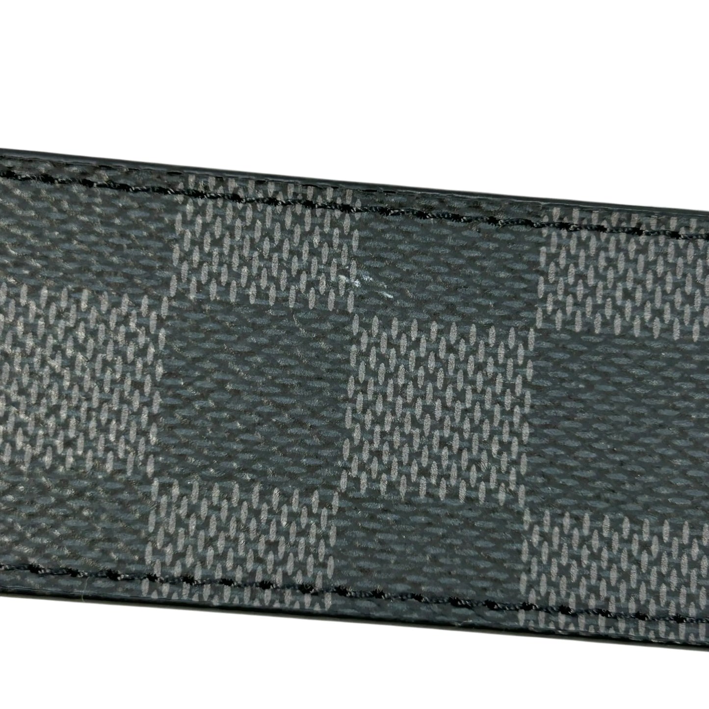 LOUIS VUITTON Damier Graphite Belt - Black
