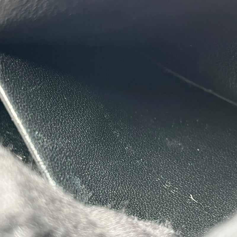 BALENCIAGA Ville Logo Leather Pouch Clutch Bag - Pink