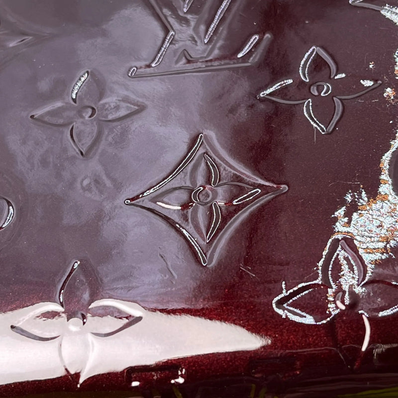 LOUIS VUITTON Monogram Vernis Zippy Wallet Long Wallet - Dark Brown 