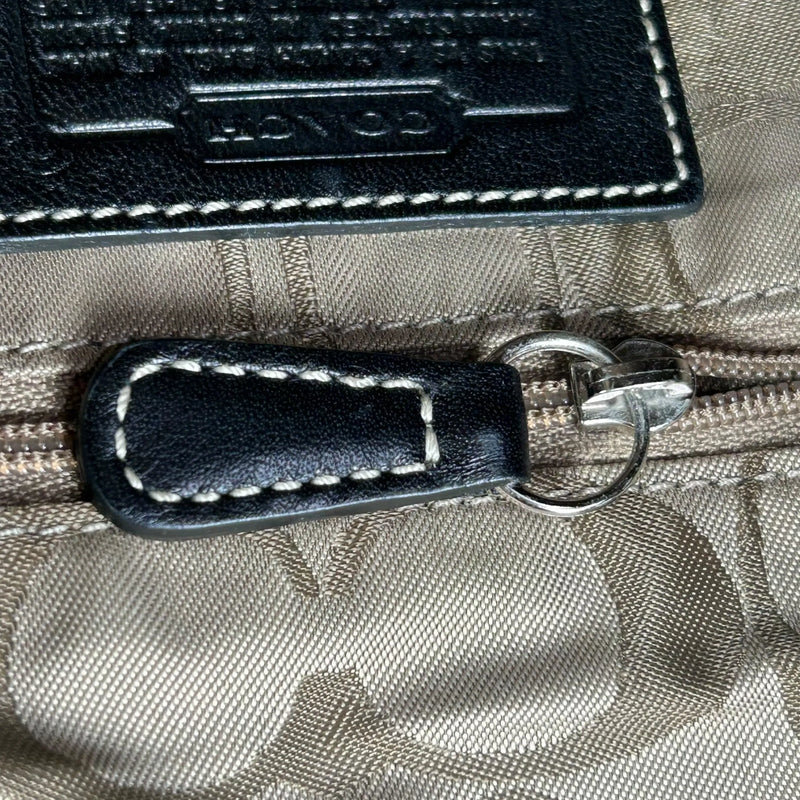 Coach ソーホー クロスボディ メッセンジャー レザー ショルダーバッグ - ブラック