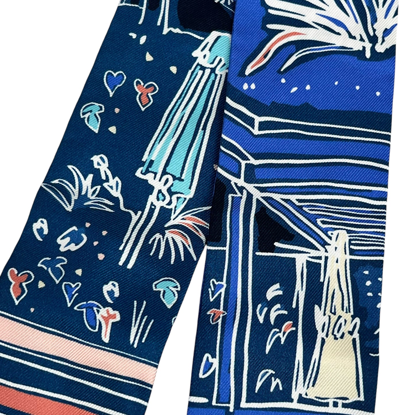 HERMES Twilly Rayures D`Ete Blue