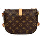 Louis Vuitton Monogram Saumur BB 2way Hand Bag -Brown