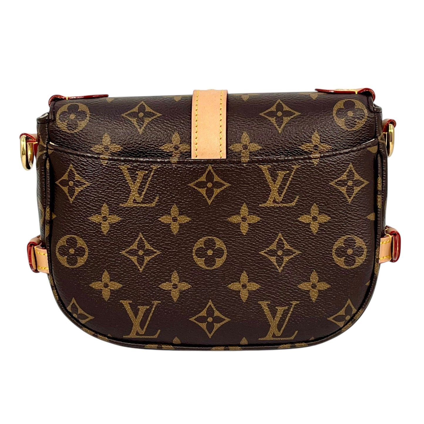 Louis Vuitton Monogram Saumur BB 2way Hand Bag -Brown