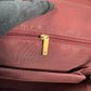 CHANEL Chevron V-Stitch Coco Mark Hand Bag