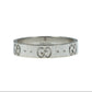 GUCCI Icon Ring 18KWG Jewelry
