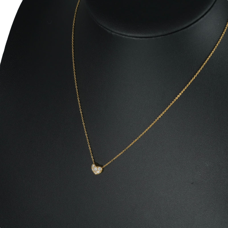 Tiffany Pave Diamond Heart Necklace