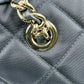 PRADA Nylon Quilting Chain Shoulder Bag - Navy
