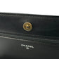 CHANEL Gabrielle Chain Wallet (WOC) - Beige × Black